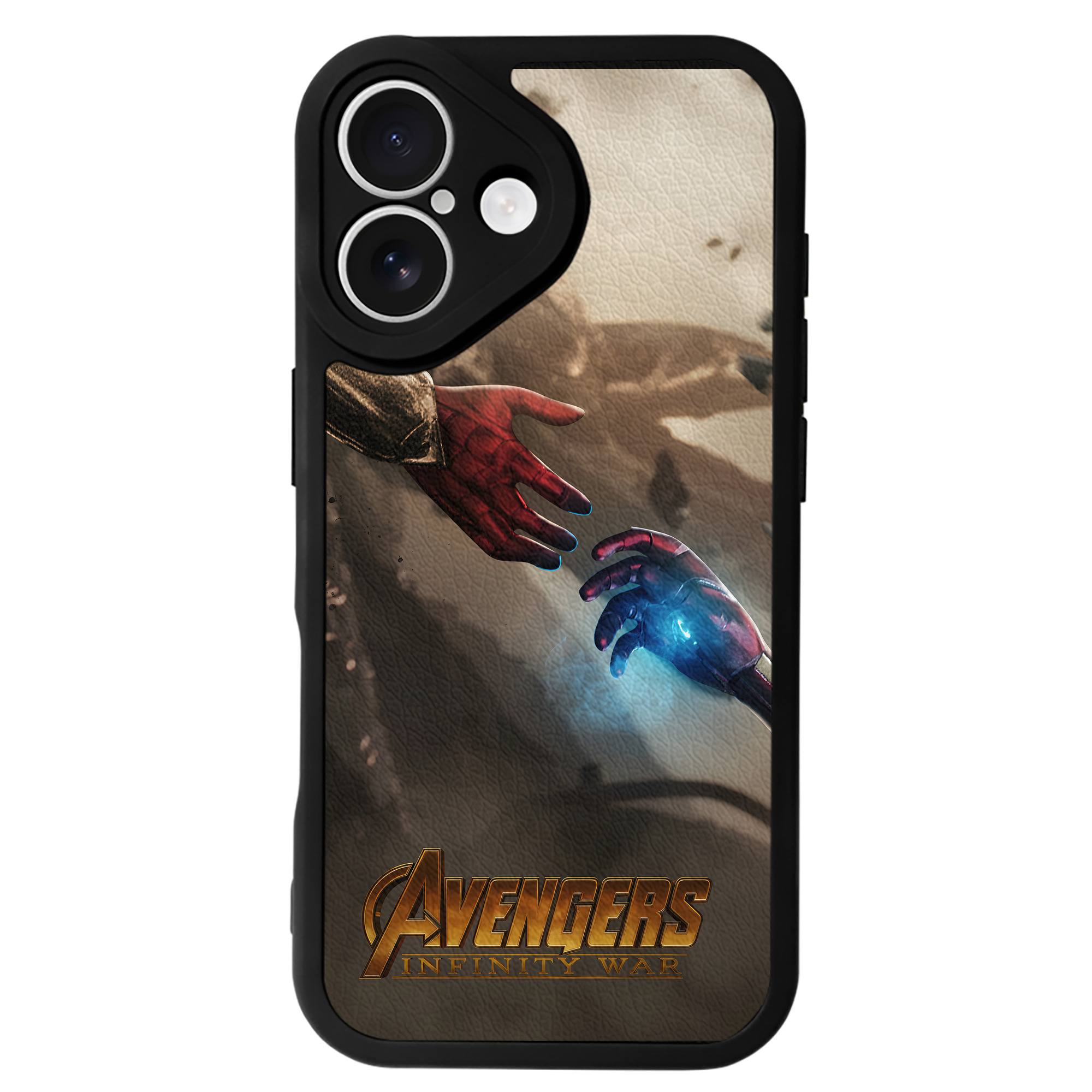 （画像用） アベンジャーズ The Avengers 【iPhone 16シリーズ対応】シリコンスマホケース（レザー調） 材質：シリコン